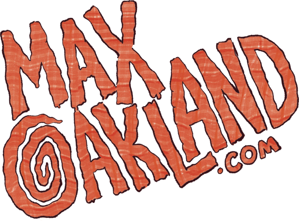 Max Oakland hand drawn grunge logo